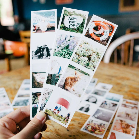 HappyBooth - 24 Customised Photo Booth Strips Prints Capture Precious Memories with Personalized Photo Prints Gift Multicolour 8 X 3 Inches (Pack of 6 Photo Strips)